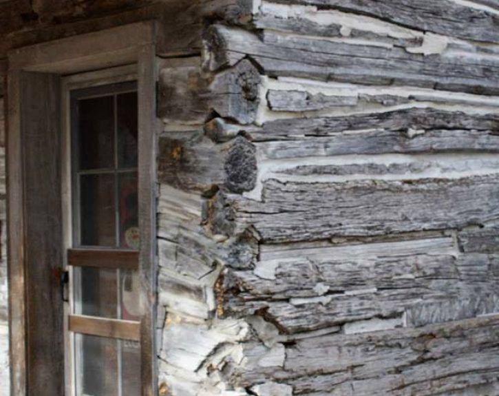 Tuttle Cabin Exterior East Corner by Will Page 2014 01